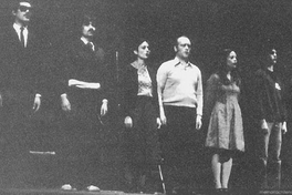El Grupo Taller 666, durante el II Festival de Teatro Universitario, 1979