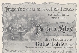Parfum Lilas de la perfumería Gustav Lohse