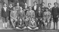 Grupo de alumnos de 6º año, Santiago, 1927