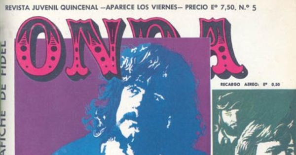 Los Blops en portada de revista Onda, 1971