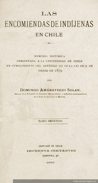 Encomiendas de Malloa y Peteroa otorgadas a Francisco de Riberos por el gobernador Pedro de Valdivia, siglo 16