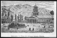 Plaza de Armas e iglesia matriz de Copiapó