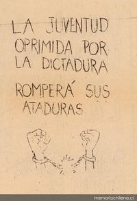 La juventud oprimida por la dictadura, 1983-1988