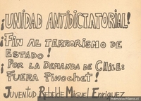Unidad antidictatorial, 1983-1988