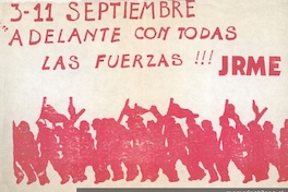 3-11 septiembre : adelante con todas las fuerzas, 1983-1988