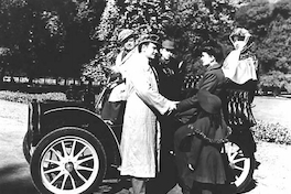 Escena de Romance de medio siglo, producida por Chile Films, 1946