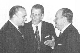 René Silva Espejo junto al Presidente Eduardo Frei Montalva, ca. 1965