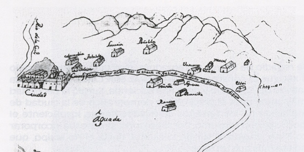 Trazado del Canal San Carlos, 1743