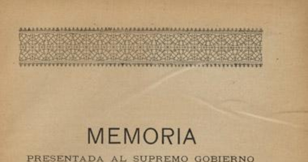 Memoria : presentada al Supremo gobierno por la Comisión del Censo