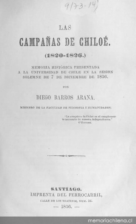Las campañas de Chiloé : (1820-1826)