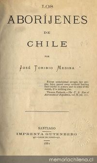 Los aboríjenes de Chile