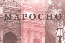 Mapocho : no. 59, primer semestre, 2006