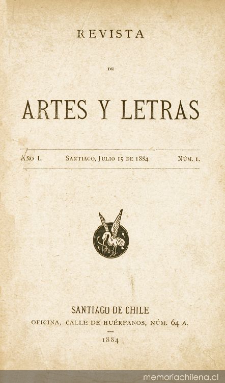Revista de artes y letras : tomo 1 del 15 de julio de 1884