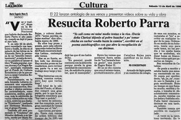 Resucita Roberto Parra