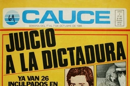 Revista Cauce: nº 42-54, 1 de octubre a 23 de diciembre de 1985