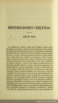 Historiadores chilenos: Alonso de Ovalle