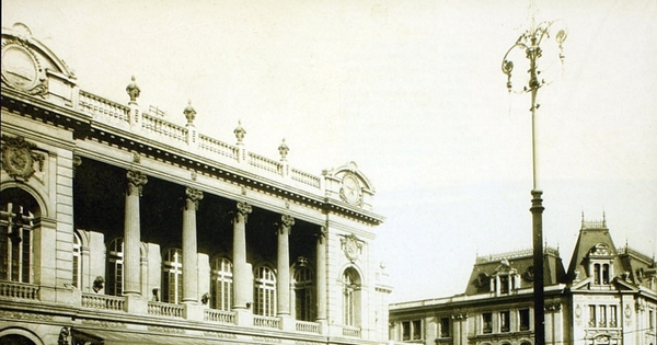 Plazuela del Teatro Municipal, ca. 1910