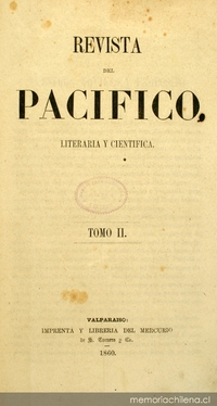 Revista del Pacífico: tomo 2, 1860