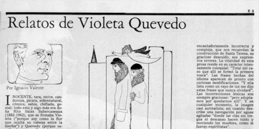 Relatos de Violeta Quevedo