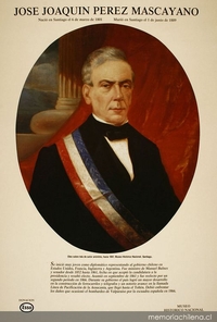 José Joaquín Pérez Mascayano [estampa]