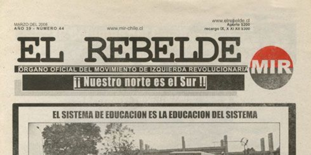 El Rebelde: n° 44, marzo 2008