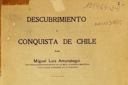 Descubrimiento i conquista de Chile