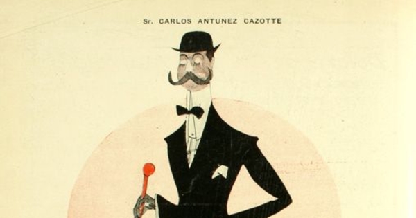 Caricatura Sr. Carlos Antúnez Cazotte