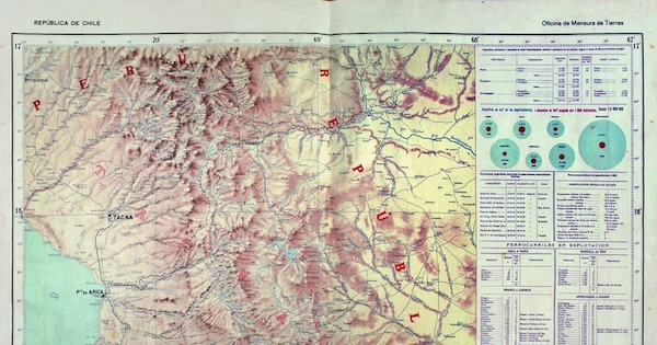 Mapa de Chile, 1910