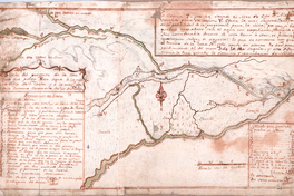 Diseño del proyecto de la asequia que pueda dar agua a la nueba villa de San Carlos ...sacandola del río Ñuble, 1802