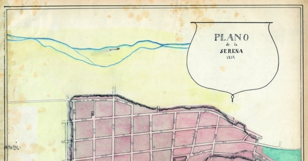 Plano de La Serena, 1859