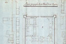 Plano ignografico de la Plaza de Los Angeles, 1795