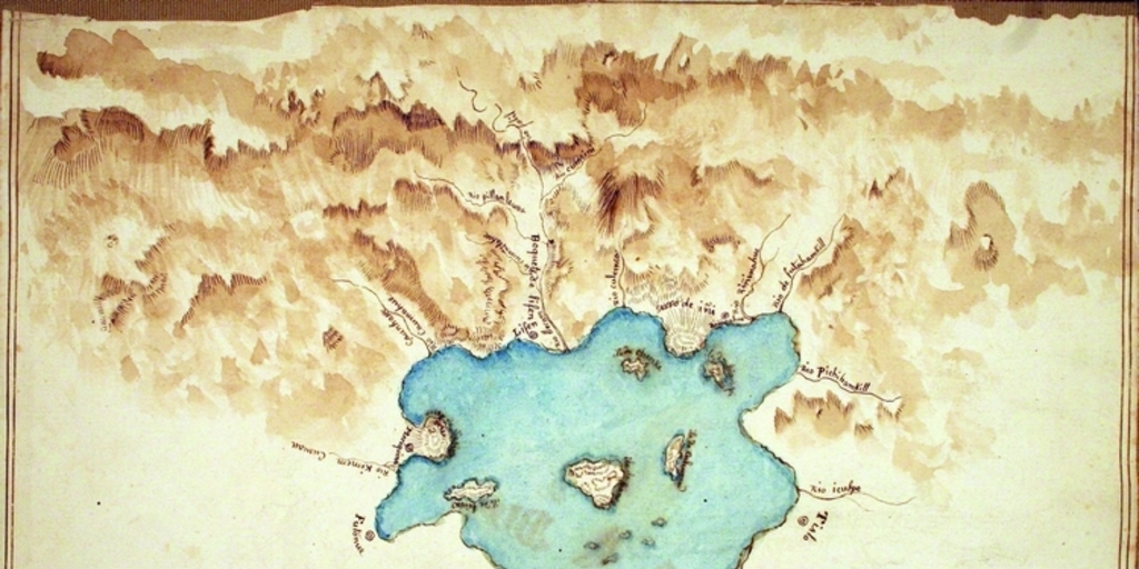 Croquis del Lago Ranco, Provincia de Valdivia, 1830