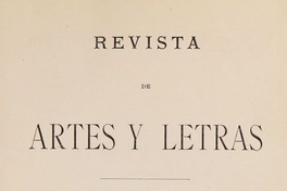 Revista de artes y letras: tomo IX, 1887