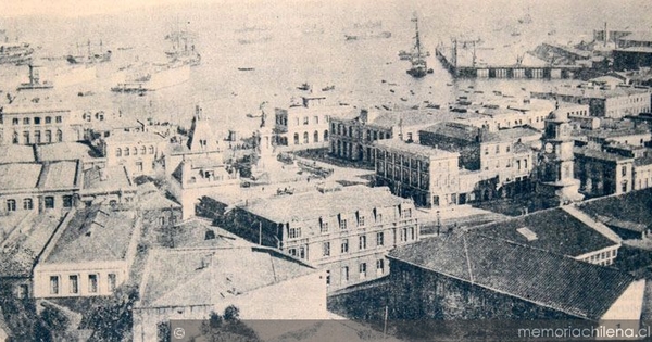 La bahía de Valparaíso, 1902