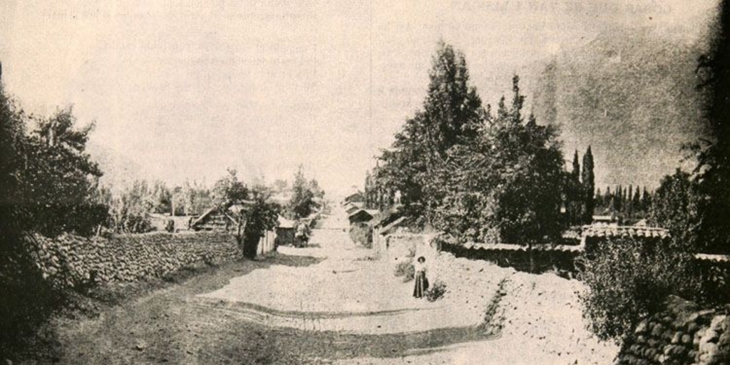 Camino San José de Maipo, 1902