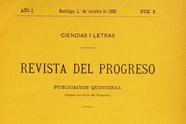 Revista del progreso: tomo 1, n° 8 del 15 de diciembre de 1888