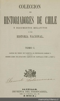Actas del Cabildo de Santiago, 1541-1557