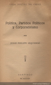 Política, partidos políticos y corporativismo