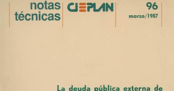 La deuda pública externa de Chile entre 1818 y 1935