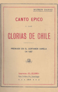 Canto épico a las glorias de Chile