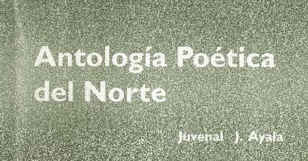 Antología poética del norte (I a IV Región) : poetas de los ochenta