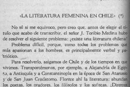 Estudios críticos de literatura chilena
